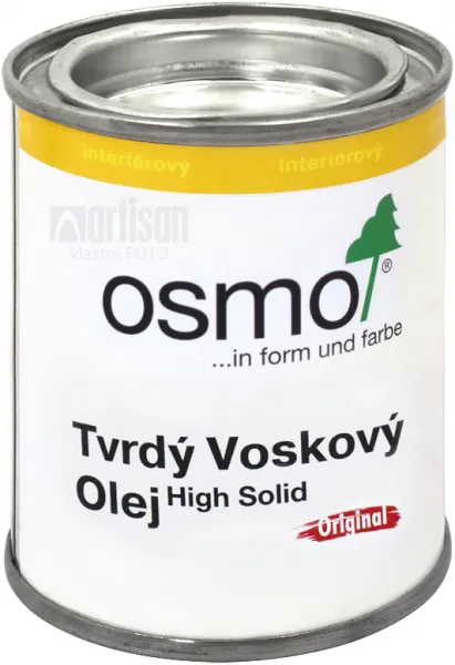 OSMO TVRDÝ VOSKOVÝ OLEJ ORIGINÁL - Olej na podlahy 3011 - bezfarebný lesklý 0,125 L