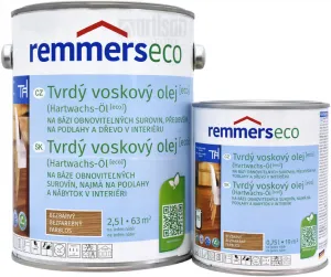REMMERS - Tvrdý voskový olej ECO REM - farblos 2,5 L