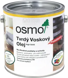 OSMO Tvrdý voskový olej protišmykový 2,5 l 3088 - bezfarebný polomat