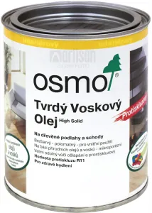 OSMO Tvrdý voskový olej protišmykový 0,75 l 3089 - bezfarebný polomat - extra