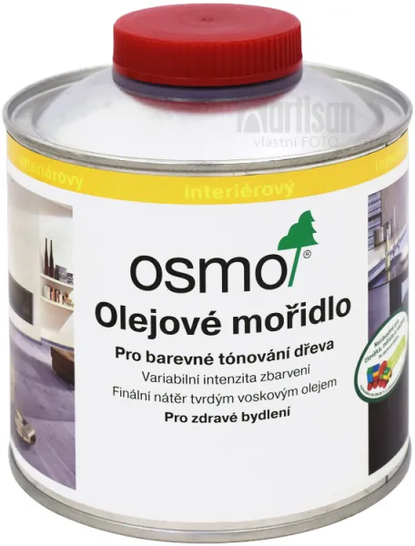 OSMO Olejové moridlo 0,5 l 3501 - biely