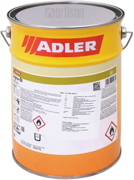 Adler Legno-Öl - rýchloschnúci olej na drevené obklady, podlahy aj detské hračky v interiéri 5 l farblos - bezfarebný legno ol