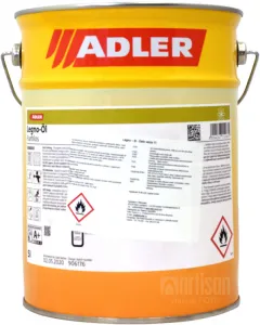 Adler Legno-Öl - rýchloschnúci olej na drevené obklady, podlahy aj detské hračky v interiéri 5 l farblos - bezfarebný legno ol