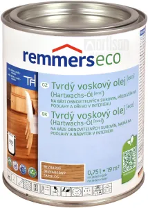REMMERS - Tvrdý voskový olej ECO REM - farblos 0,75 L