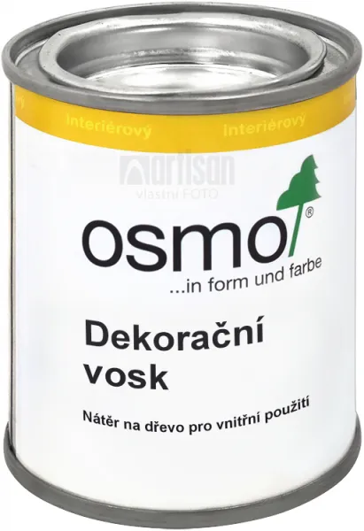 OSMO Dekoračný vosk transparentný 0.125 l Biely 3111