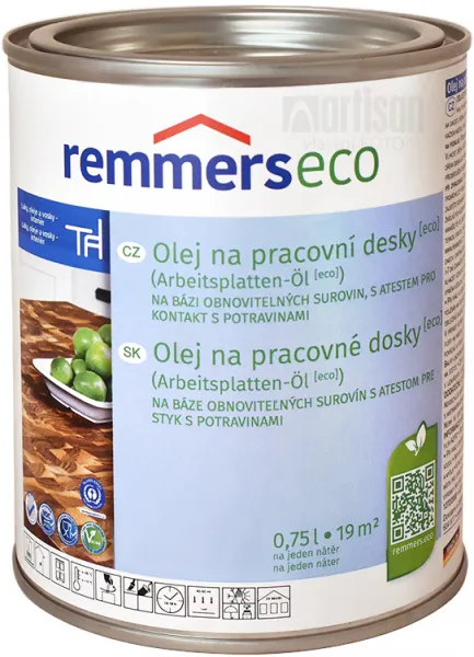 REMMERS - Olej na pracovné dosky ECO REM - farblos 0,75 L
