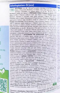 REMMERS - Olej na pracovné dosky ECO REM - farblos 0,75 L