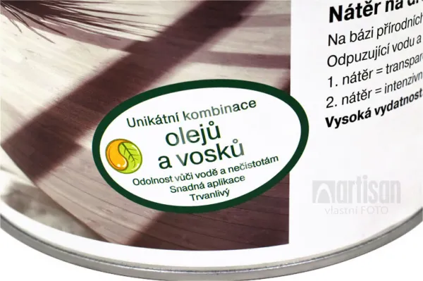 OSMO Dekoračný vosk transparentný 0.005 l Biely 3111 vzorka