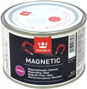 TIKKURILA MAGNETIC - magnetická farba na steny 0,5 l sivá