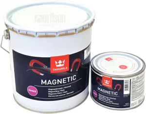 TIKKURILA MAGNETIC - magnetická farba na steny 0,5 l sivá