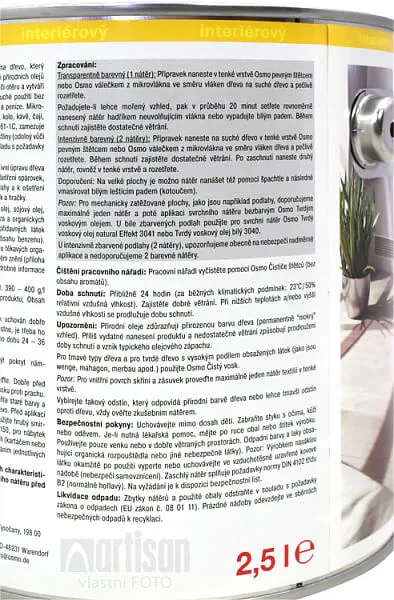 OSMO - Dekoračný vosk intenzívny (vzorka) 3125 - modrý 0,005 L
