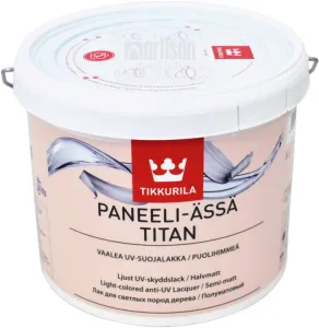 PANEELI ÄSSÄ TITAN - Vodou riediteľný lak do interiéru jemná biela polomatná 3 L