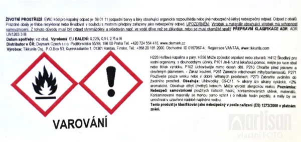 UNICA SUPER 20 - Odolný alkyd-uretánový lak bezfarebný polomatný 0,9 L