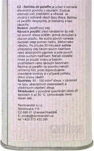 BELINKA Olej na drevo s parafínom bezfarebný 0,5 l