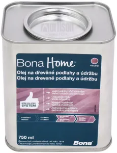 BONA Home Olej na drevené podlahy a údržbu 0.75 l Bezfarebný