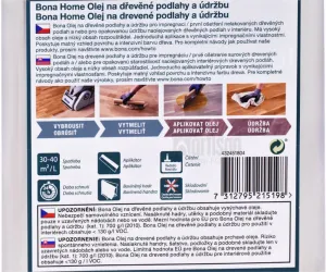 BONA Home Olej na drevené podlahy a údržbu 2.5 l Bezfarebný