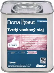 BONA Home Tvrdý voskový olej 0.75 l Bezfarebný matný
