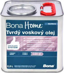 BONA Home Tvrdý voskový olej 2.5 l Bezfarebný matný