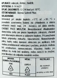 BORMA Hard Top Oil - tvrdý olej na dosky stolov 0.75 l Bezfarebný