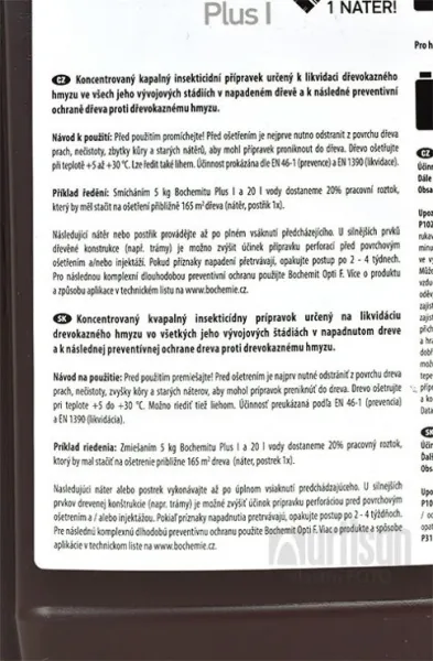 Bochemit Plus - ošetrenie napadnutého dreva 1 l
