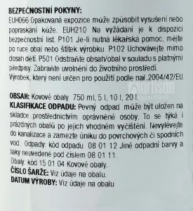 BORMA Hard Top Oil - tvrdý olej na dosky stolov 0.75 l Bezfarebný