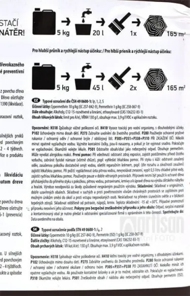 Bochemit Plus - ošetrenie napadnutého dreva 1 l