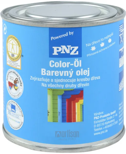 PNZ Farebný olej 0.25 l Meranti / Teak