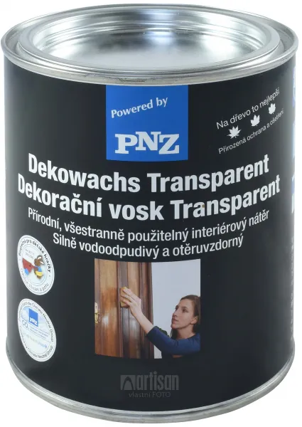 PNZ Dekoračný vosk Transparent 0.75 l Biely