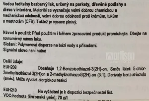 ADLER Holzlack - vodou riediteľný lak 0.125 l Lesklý