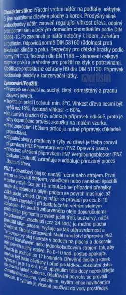 PNZ Tvrdovoskový olej farebný 2.5 l Terra