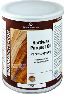 BORMA Hardwax Parkett Oil - tvrdý voskový olej na parkety 1 l Bezfarebný
