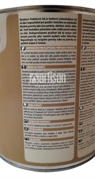XYLADECOR podlahový lak polyuretánový do interiéru 5 l Lesk