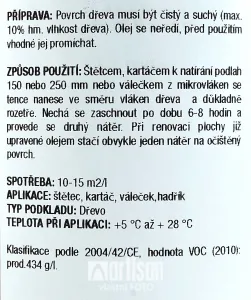 BORMA Hardwax Parkett Oil - tvrdý voskový olej na parkety 1 l Bezfarebný