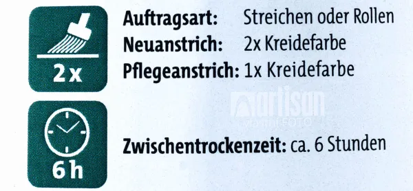 ADLER Kreidefarbe - univerzálna vodou riediteľná kriedová farba do interiéru 0.75 l Almabtrieb