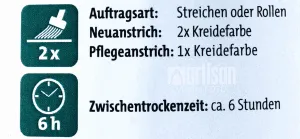 ADLER Kreidefarbe - univerzálna vodou riediteľná kriedová farba do interiéru 0.75 l Almabtrieb