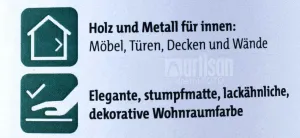 ADLER Kreidefarbe - univerzálna vodou riediteľná kriedová farba do interiéru 0.75 l Almabtrieb