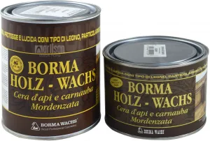 BORMA Holzwachs - krémový včelí vosk v paste 0.5 l Bezfarebný