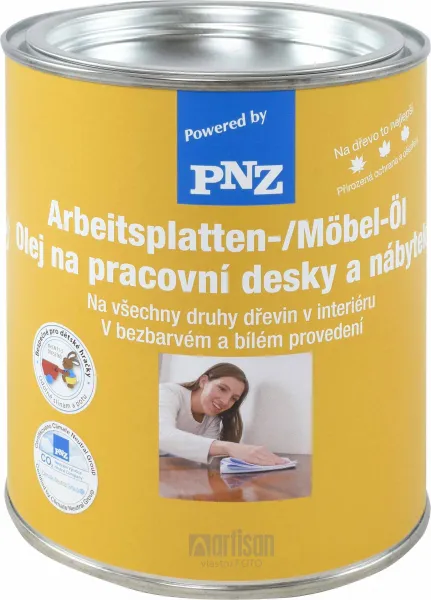 PNZ Olej na kuchynské dosky a nábytok 0.75 l Bezfarebný