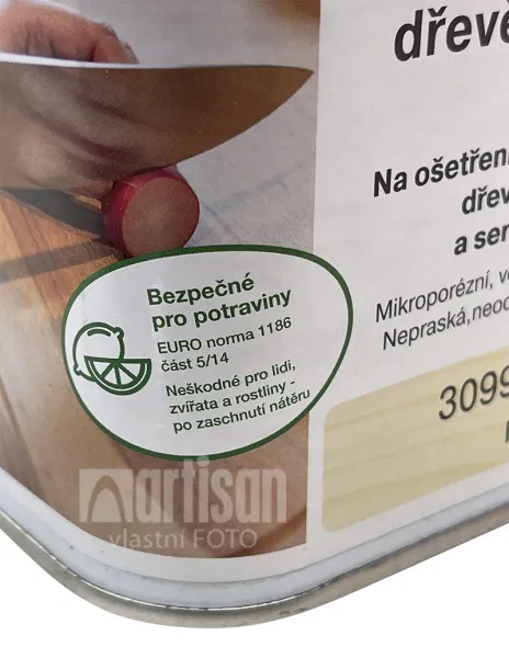 OSMO - Olej na kuchynské krájacie dosky 3099 - bezfarebný matný 0,5 l