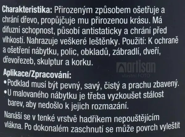 PNZ Vosk na drevený nábytok 0.5 l Bezfarebný