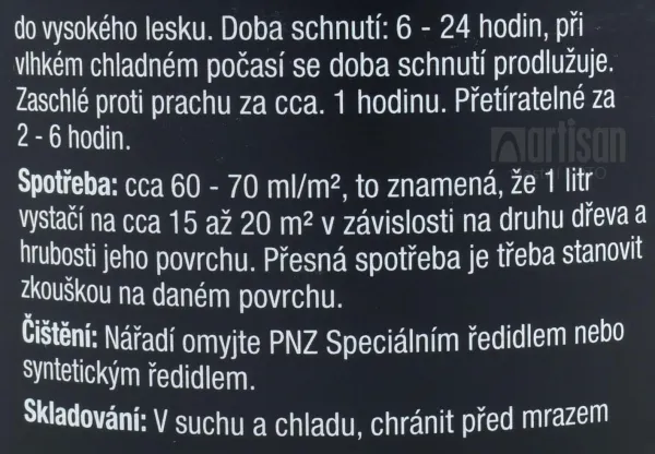 PNZ Vosk na drevený nábytok 0.5 l Bezfarebný