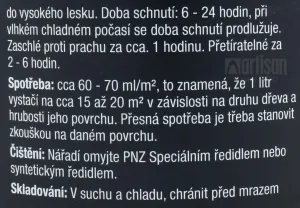 PNZ Vosk na drevený nábytok 0.5 l Bezfarebný