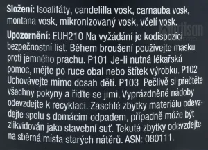 PNZ Vosk na drevený nábytok 0.5 l Bezfarebný