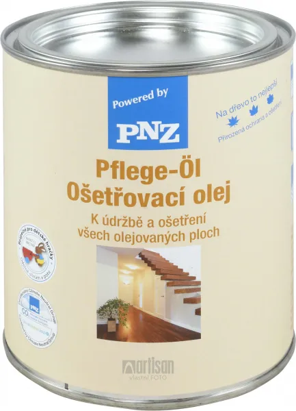 PNZ Olej na ošetrenie olejovaných povrchov v interiéri 0.75 l Bezfarebný