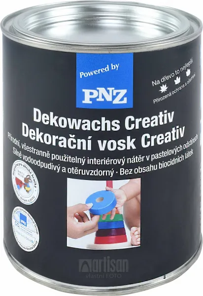 PNZ Dekoračný vosk Creativ 0.75 l Čierny