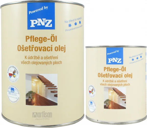 PNZ Olej na ošetrenie olejovaných povrchov v interiéri 2.5 l Bezfarebný