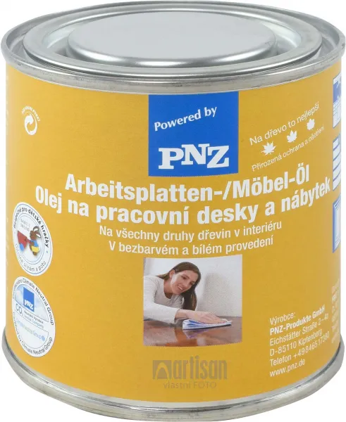 PNZ Olej na kuchynské dosky a nábytok 0.25 l Bezfarebný