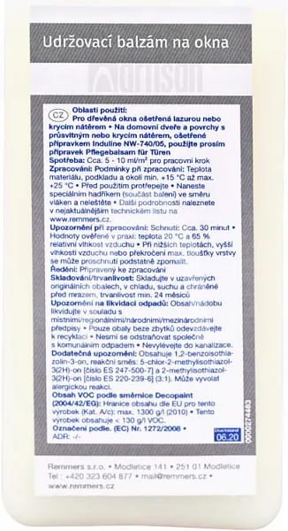 REMMERS PFLEGE-SET - Ošetrovacia sada na okná a dvere set na okná