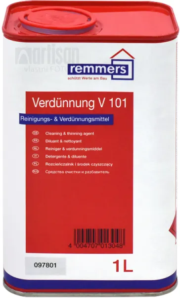 REMMERS V101 - Riedidlo a čistič štetcov 1 L