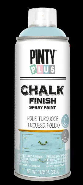 PINTY PLUS CHALK - Kriedová farba v spreji 400 ml CK796 - tyrkys svetlý